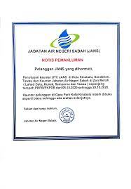 Flight delay compensation up to 600€: Notis Pemakluman Pelanggan Jabatan Air Negeri Sabah Facebook