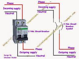 Schematic electrical wiring diagrams are different from other electrical wiring diagrams because they show the flow through the circuit rather than the physical a wiring diagram is the most common form of the electrical wiring diagram. How To Wire A Double Pole Circuit Breaker Electricalonline4u