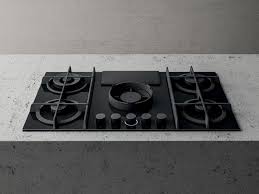 Elica Nikoflamerecyclebl Nikolatesla Flame Gas Extractor Hob Black Recycling Hobs American Style Fridge Freezer Gas Cooker