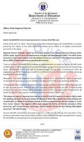 Sila ay may takot at pangamba pa rin sa corona virus. Deped Calabarzon Personnel To Receive Pbb 2018 Soon