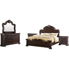 By purchasing this king size bedroom set from elkton, you can add some dimension, as well as depth to an ordinary bedroom. Best Master Furniture Africa 5 Piece Solid Wood King Bedroom Set In Dark Cherry B1005cek5