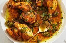 Vinegar Chicken With Crushed Olive Dressing Recipe Nyt Cooking Vinegar Chicken Recipes