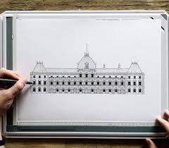 Parliament Building Brisbane Australia Architectural Prints Building Drawing Prints