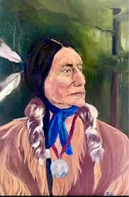 Living Free” 24x36 hand-painted by wildlife artist Jeanne Warren This is a  story of some wolves that were taken from Alaska as pups after their mother  was killed. They ended up later