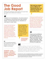 My health at vanderbilt is a secure tool that puts your health record in your hands. The Good Job Report Coronavirus Covid 19 Information For Employees And Patients