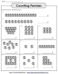 Counting Money Pennies Super Teacher Worksheets Learning Money Teacher Worksheets