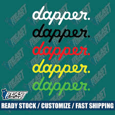 Mereka bebas datang kapanpun dan dengan siapapun. Dapper Car Sticker Sticker Kereta Shopee Malaysia