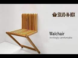 walchair modern wall mount wooden folding chair for office home lobby youtube in 2021 wooden folding chairs modern wooden chair folding chair