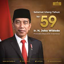 Aamiin #hbdjokowikerjapakaihati, tulis akun @diyasprdn. Kantor Staf Presiden On Twitter Selamat Ulang Tahun Ke 59 Bapak Presiden Joko Widodo Jokowi Semoga Selalu Dilimpahi Kesehatan Dan Kekuatan Dalam Menjadikan Rakyat Indonesia Maju Dan Sejahtera Https T Co Frumydnlmb