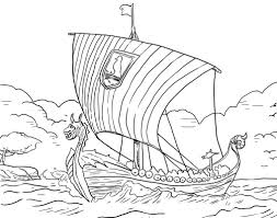 Epic viking coloring pages 68 about remodel coloring site with. Longship Viking Coloring Page Free Printable Coloring Pages For Kids