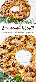Braided Sourdough Wreath Bread With Pumpkin Cranberries And Pecans Butter For All Download the perfect cranberry pictures. braided sourdough wreath bread with