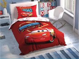 Disney/pixar cars lightning mcqueen twin bed with lights by delta children 592. Disney Cars Kid S Cotton Licensed 3pc Bedding Set 63in X 87in Glows At Night Ebay
