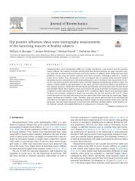 PDF) Hip Position Influences Shear Wave Elastography Measurements of the  Hamstring Muscles in Healthy Subjects