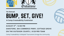 Bump, Set, Give!