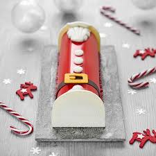 Recette De Buche Pere Noel Ancel Condifa Decoration Buche De Noel Buche De Noel Biscuit De Noel