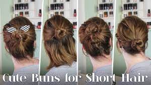 Frisuren Fur Kurze Haare 5 Dutt Varianten Fur Kurze Haare Youtube