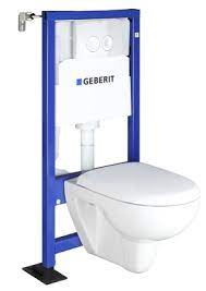 Cuvette wc suspendue geberit bastia 52x36 blanc. Wc Suspendu Sans Bride Symbiose Rimfree Geberit 1293495 Salle De Bains L Entrepot Du Bricolage