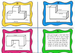 Hands On Differentiated Way For Your Students To Practice Volume With Composite Figures Aligned To 5 Md Task Cards Teaching Math Elementary Free Math Lessons