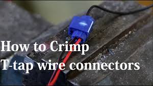 Which are used in electrical distribution systems, street lightning, buildings, transportation, and substations with voltage from 0.4kv to 35 kv. How To Connect Wires Using T Tap Connectors Wire Taps Youtube