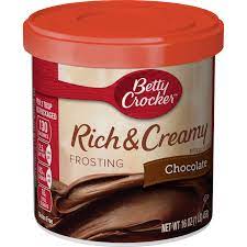 Betty Crocker Chocolate Rich Creamy Frosting Bettycrocker Com