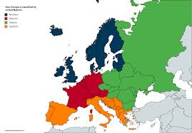 How Europe Is Classified By United Nations Europe Map Fantasy Map Europe