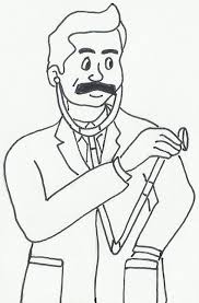 El 6 de agosto es el día del veterinario argentino y se celebra hoy porque se recuerda el inicio de los estudios veterinarios en nuestro país. Dibujo Medico Para Colorear