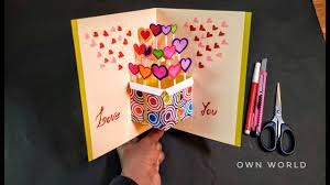 Blogger jillee used scrapbook stickers to make her own greeting cards in less than 30 seconds. Handmade Valentine S Day Card Idea Diy Pop Up Card For Valentine S Day Greeting Cards Handmade Birthday Greeting Cards Diy Diy Greeting Cards For Birthday