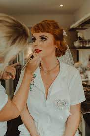 Eclectic Kitsch Retro Fete Wedding Retro Wedding Hair Bridal Hair With Fringe Vintage Bridal Hair