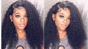 Whether you have extremely short curly hair, short curly hair or medium curly hair, check out these awesome hairstyles below! Sleek Side Part Best Affordable Curly Wave Lace Front Wig Ft Westkiss Hair Youtube