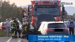 Bohl Iggelheim Video Erstmeldung Schwerer Verkehrsunfall Mit Motorrad Auf Der B532 Metropolregion Rhein Neckar News Events