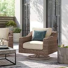 With our large selection of home goods, you're likely to find something that you'll love. Rosecliff Heights Gilchrist Swivel Patio Chair With Cushions Reviews Wayfair