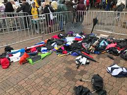 For Kentucky Oaks Fans, A Rain Poncho Was The Hot Accessory