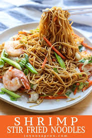 Shrimp Stir Fried Noodles Recipe Stir Fry Noodles Stir Fry With Egg Noodle Dishes
