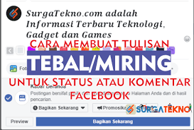 Bio instagram itu tidak kalah penting dari feed instagram. Cara Membuat Tulisan Tebal Miring Di Facebook