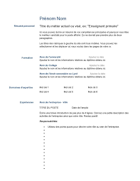 Top 15 des cv vierges à télécharger : Modele De Cv Vierge 897 Exemple De Cv Info