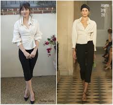 Последние твиты от fifty shades freed (@fiftyshades). Dakota Johnson In Jacquemus Fifty Shades Freed Press In La Fashionsizzle