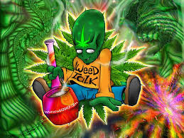 Wub a lub a dub dub! Trippy Wallpaper Weed