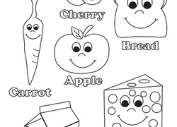 Explore 623989 free printable coloring pages for you can use our amazing online tool to color and edit the following healthy food coloring pages. Food Coloring Pages Printables Education Com