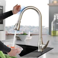 sensor touch kitchen sink faucet pull