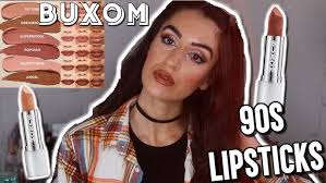 Buxom Full Force Plumping Lipstick Swatches & Review