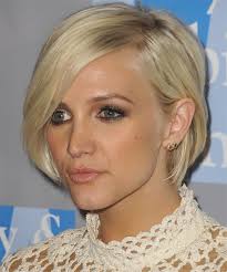 Jennifer love hewitt long shang haircuts: Ashlee Simpson Short Straight Layered Light Platinum Blonde Bob Haircut