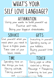 Self Love Languages What S Yours Blessing Manifesting Self Compassion Self Care Activities Self Love