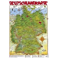 Deutschland bundeslaender 2010 deutschlandkarte zum ausdrucken din. Cartoonlandkarte Deutschland