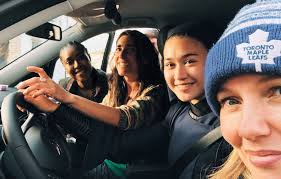 Heard a rumour people were missing #warriornunwednesday so here's a couple  of badasses @IAmToyaTurner @TonteriYoung getting mic'd up by their badass  sound recordist. #WarriorNun #RepresentationMatters #womeninfilm  #BehindTheScenes @baabaathegreat