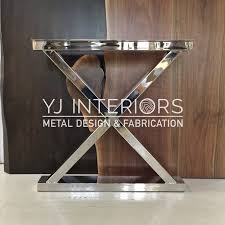 The X Polished Chrome Mirror Finish Stainless Steel Metal Table Legs For Dining Table And Desk 28 X 28 Set 2 Table Legs Stainless Table Metal Table Legs