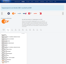 Das aktuelle tv programm von heute: Das Zdf Tv Programm Von Heute Tvgenial Horzu