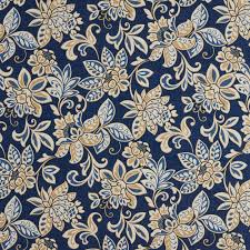 Beige And Blue Dark Floral Print Upholstery Fabric Floral Print Upholstery Upholstery Fabric Dark Floral