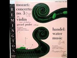 Mozart Gerard Poulet 1952 Violin Concerto In G Major K 216 Gaston Poulet Cond Adagio Mozart G Major Violin