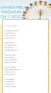 Kemerdekaan tersebut dianggap berada antara kenyataan dan impian. Bahasa Melayu Tingkatan 2 24 11 2020 Interactive Worksheet By Noor Harieyda Roshan Wizer Me