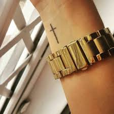 Wear your faith on your wrist. Minimal Small Cross Tattoo On Wrist